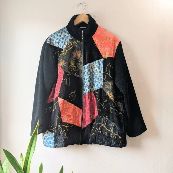 Colorful Patchwork Jacket - Picture 2 of 6